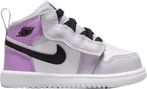 Кроссовки Air Jordan 1 Mid ALT TD Barely Grape, фиолетовый