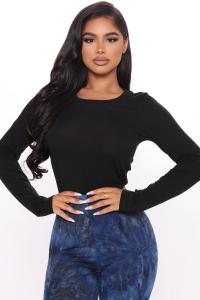 Топ Fashion Nova 62800, черный