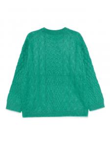 Closed свитер фактурной вязки, зеленый