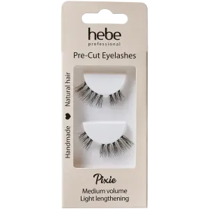 Hebe Professional Pixie многоразовые натуральные ресницы, 1 упаковка
