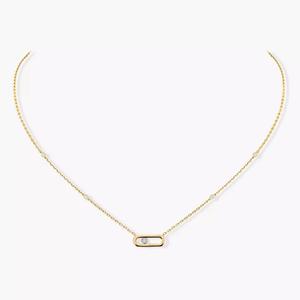 Колье Messika Move Uno, желтое золото/бриллианты