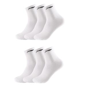 Линян Носки Мид-Калф Унисекс 6 пар, Черный 6 пар