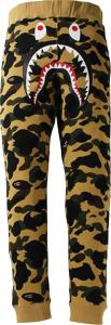 Спортивные брюки BAPE 1st Camo Shark Slim Fit Sweatpants 'Yellow', желтый