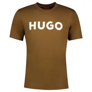 Футболка с коротким рукавом HUGO Dulivio 10229761 01, коричневый