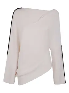 Полосатый вязаный джемпер Pierantoniogaspari, нейтральный