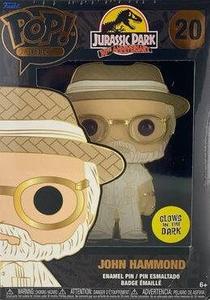 Парк Юрского периода — большая эмалированная булавка № 20 в стиле поп — Джон Хэммонд Funko