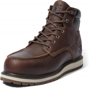 Timberland PRO unisex-adult Irvine Wedge 6 дюймовые рабочие ботинки с защитным носком Alloy, Brown