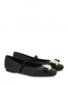 Женские балетки Zina Bow Mary Jane Ferragamo, цвет Black