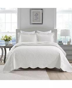 Комплект одеял большого размера из 3 предметов из 100% хлопка, легкий комплект одеял TX — Queen MarCielo, белый