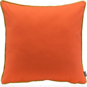 Подушка для улицы HOCK Classic Uni 50x50 см PIPE оранжевая с зеленой окантовкой HOCK GmbH & Co. KG
