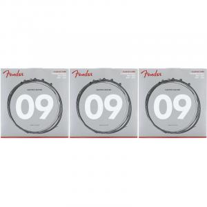 Струны для электрогитары Fender 155L Classic Core Vintage Nickel Ball End - .009-.042 Light (3 шт. в упаковке) 0730155403 3-Pack