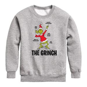Толстовка с рисунком Доктора Сьюза Гринча для мальчиков 8–20 лет Licensed Character