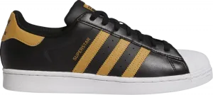 Кроссовки Adidas Superstar 'Black Magic Beige', черный