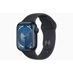 Умные часы Apple Watch Series 9 (GPS), 41мм, Midnight Aluminum Case/Midnight Sport Band - S/M