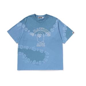 Футболка с коротким рукавом A BATHING APE, синий