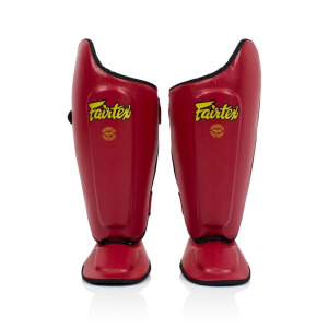 Защита голени Fairtex Ultimate, размер XL, красный