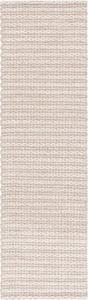 Ковер SAFAVIEH, 69 x 244 см, Rug Vermont Collection Runner, Brown & Silver, Handmade Wool, Ideal for The Living Room, Dining, Bedroom (VRM852T)