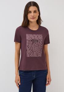 Футболка Cecil Print T-shirt, Rot/Dark Red