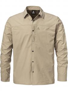 Schöffel Рубашка на пуговицах 'Maghera' комфортного кроя в бежевом цвете