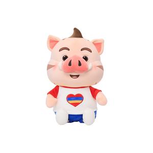 Мягкая и милая плюшевая кукла поросенок для исцеления высота 45см Little Cucu