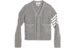 Свитер светло-серый детский THOM BROWNE