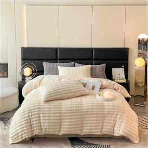 Generic Комплект постельного белья однотонный утолщенный