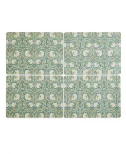 Набор из 4 салфеток под тарелки "Пимпернель" от Morris & Co Spode, зеленый