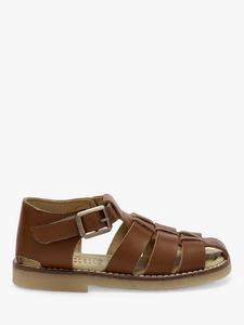 Детские кожаные сандалии Noah Fisherman Young Soles, Chestnut Brown