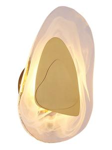 Настенный светодиодный светильник "Dorsey" в серебристо-золотом исполнении - (Ш)20,3 x (В)31,5 см