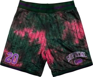 Шорты Supreme Dyed Basketball Short 'Green', зеленый
