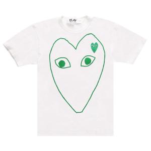 Футболка Comme des Garçons PLAY Printed T-Shirt 'White', белый