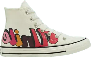Кроссовки Converse Wmns Chuck Taylor All Star High Girls Unite, кремовый