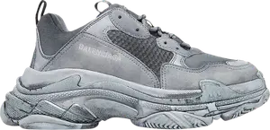 Кроссовки Balenciaga Triple S Sneaker Dyed Grey, серый