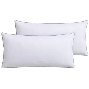 Подушка Hanse от RIBECO Lina Наполнение: 90% утиное перо, 10% утиный пух, комплект из 2 шт. Hanse By Ribeco, белый