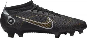 Бутсы Nike Mercurial Vapor 14 Pro FG 'Black Metallic Gold', черный