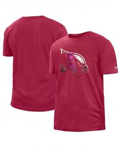 Мужская красная футболка arizona cardinals 2022 sideline ink dye New Era, красный