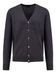 Кардиган с V-образным вырезом GIUUNO, серый