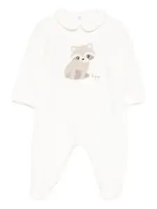 Пижама с енотом Il Gufo, белый