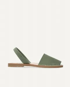 Унисекс сандалии из нубука Ria Menorca, зеленый
