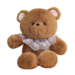 Куклы Run Rabbit Fox Panda Bear плюшевые куклы высота 45 см MLING, Bear Bib Style