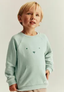 Толстовка с изображением медвежьей морды Newbie, Green