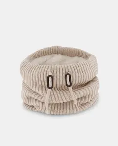 Мужской воротник из акрила, с подкладкой из искусственного овечьего меха Easy Wear, экрю