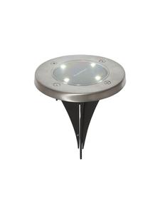 Комплект из 3 солнечных садовых светильников для газона из нержавеющей стали - светодиодные свечи  STAR Trading