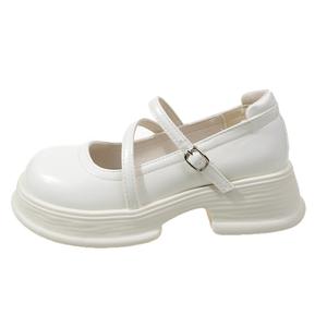 Xingdiman Платформенные туфли Мэри Джейн для женщин экрю, цвет Ecru