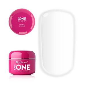 Бесцветный гель для наращивания ногтей, 50 г Base One Thick Clear, Silcare
