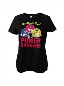 Футболка It'S Morphin Time Girly Tee черного цвета Power Rangers