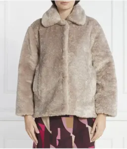 Меховая шуба GIUDY Marella Sport, серый