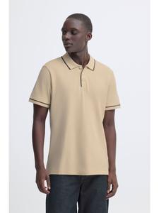 BLEND Поло-рубашка BHELWOOD бежевого цвета