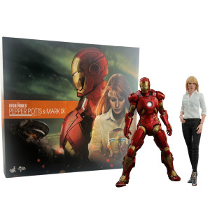 Фигурка Hot Toys Iron Man 3 – Pepper Potts & Mark IX MMS311