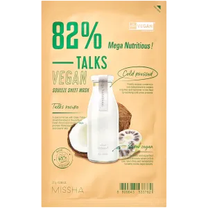 Missha Talks Vegan питательная маска для лица, 27 г